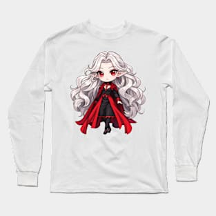 Chibi Style Vampire Long Sleeve T-Shirt